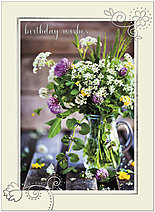 Sending special wishes for a bright and beautiful day. Happy Birthday! Wildflower Bouquet A1630U-X